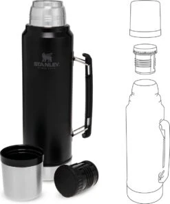 Stanley The Legendary Classic Bottle 1,00L - Thermosfles - Matte Black -Aanbiedingen Keukengerei Winkel 1000x1200 3