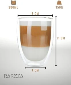 Latte Macchiato Glazen - Dubbelwandige Koffieglazen - Theeglazen - Cappuccino Glazen- 2 Stuks - 300ML 19 Latte Macchiato Glazen - Dubbelwandige Koffieglazen - Theeglazen - Cappuccino Glazen- 2 Stuks - 300ML -Aanbiedingen Keukengerei Winkel 1001x1200 4