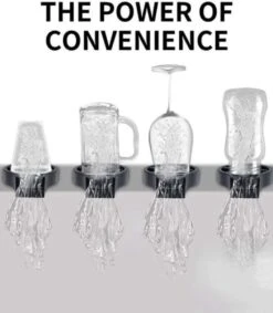 SFT Products Glazenspoeler LEEDS - Zwarte Spoelkraan Glazen - Horeca Spoelkraan - Beker Reiniger - Glazenspoeler Voor Aanrecht - Glazen Reiniger Aanrecht - Automatische Glazen Spoeler - Waterdruk Reiniger Voor Glazen - Glas Spoeler Bar -Aanbiedingen Keukengerei Winkel 1046x1200 1