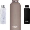 TIGR The Minimalist - Drinkfles - Thermosfles - RVS - 500ml - Taupe