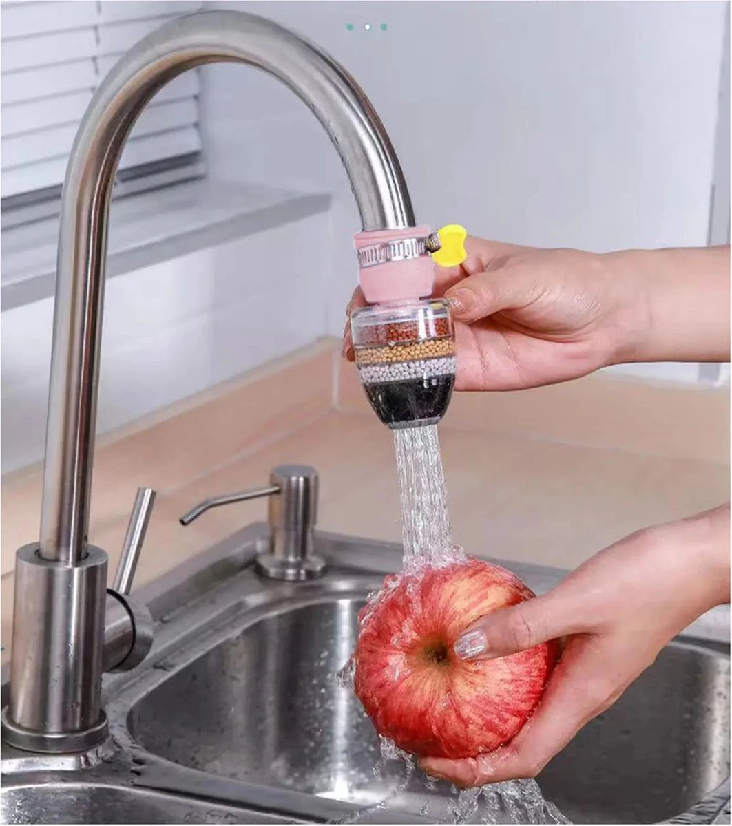 VINESS Waterfilter - Kraanfilter - Drinkwaterfilter - Waterzuivering - Waterbesparend - Duurzaam - Roze 1 VINESS Waterfilter - Kraanfilter - Drinkwaterfilter - Waterzuivering - Waterbesparend - Duurzaam - Roze