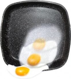 Herenthal Dubbele Grillpan - Ø 28 Cm - Koekenpan - Keramische Pan - Marmeren Coating Met Antiaanbaklaag - PFAS & PFOA Vrij - Pan - Grill - Vermindert Geur, Rook En Oliespatten - Zilver -Aanbiedingen Keukengerei Winkel 1082x1200 1