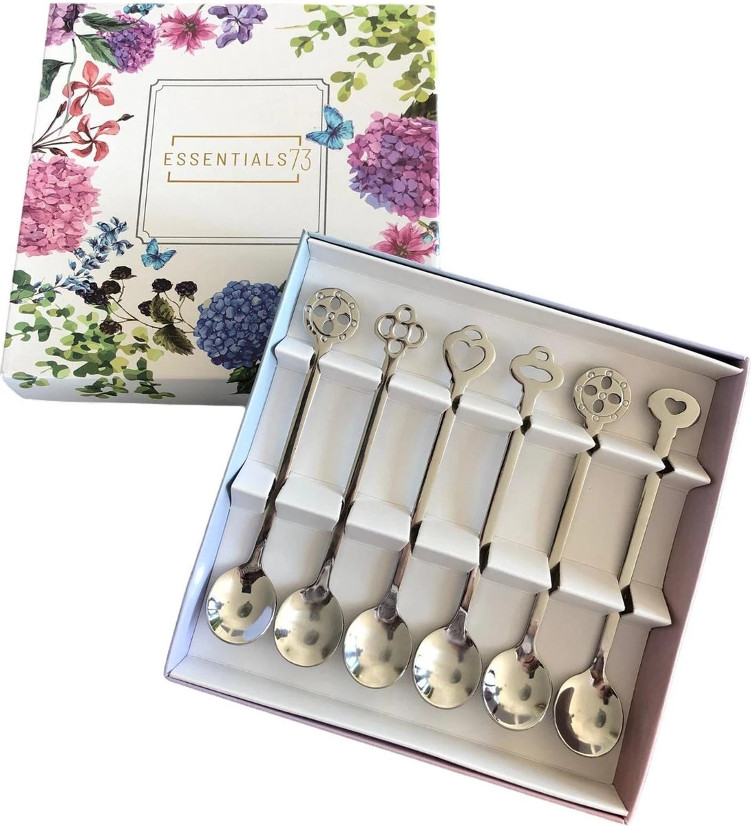 ESSENTIALS73 Luxe Theelepel - Koffielepel Set Van 6 RVS - Theelepeltje - Lepeltjes - Lepels - Koffielepeltje -Koffielepels - Theelepels - Lepel - Koffie - Thee - Lepeltje 1 ESSENTIALS73 Luxe Theelepel - Koffielepel Set Van 6 RVS - Theelepeltje - Lepeltjes - Lepels - Koffielepeltje -Koffielepels - Theelepels - Lepel - Koffie - Thee - Lepeltje