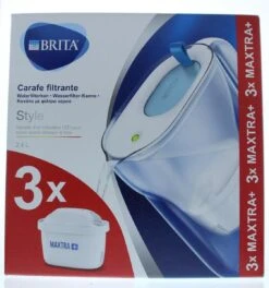 BRITA - Waterfilterkan Style Cool - Blauw - 2,4L + 3 MAXTRA+ Waterfilterpatronen -Aanbiedingen Keukengerei Winkel 1123x1200 1