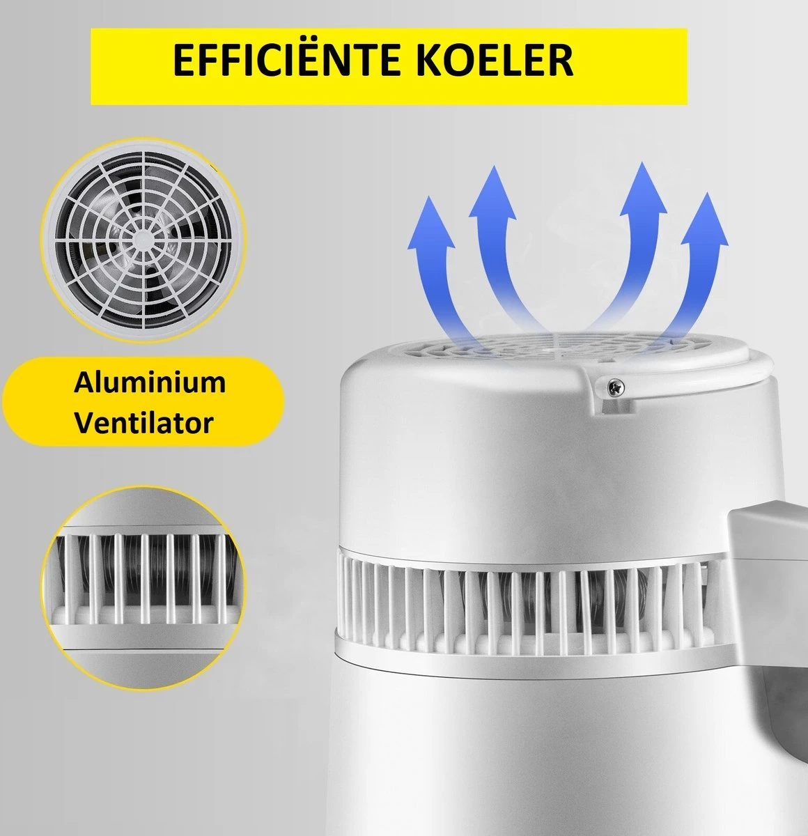 Vevor Destilleerapparaat- Destilleerketel - Water Destilleerder - 4L - Maak Zelf Gedestilleerd Water - Puur Water 7 Vevor Destilleerapparaat- Destilleerketel - Water Destilleerder - 4L - Maak Zelf Gedestilleerd Water - Puur Water - Afbeelding 7