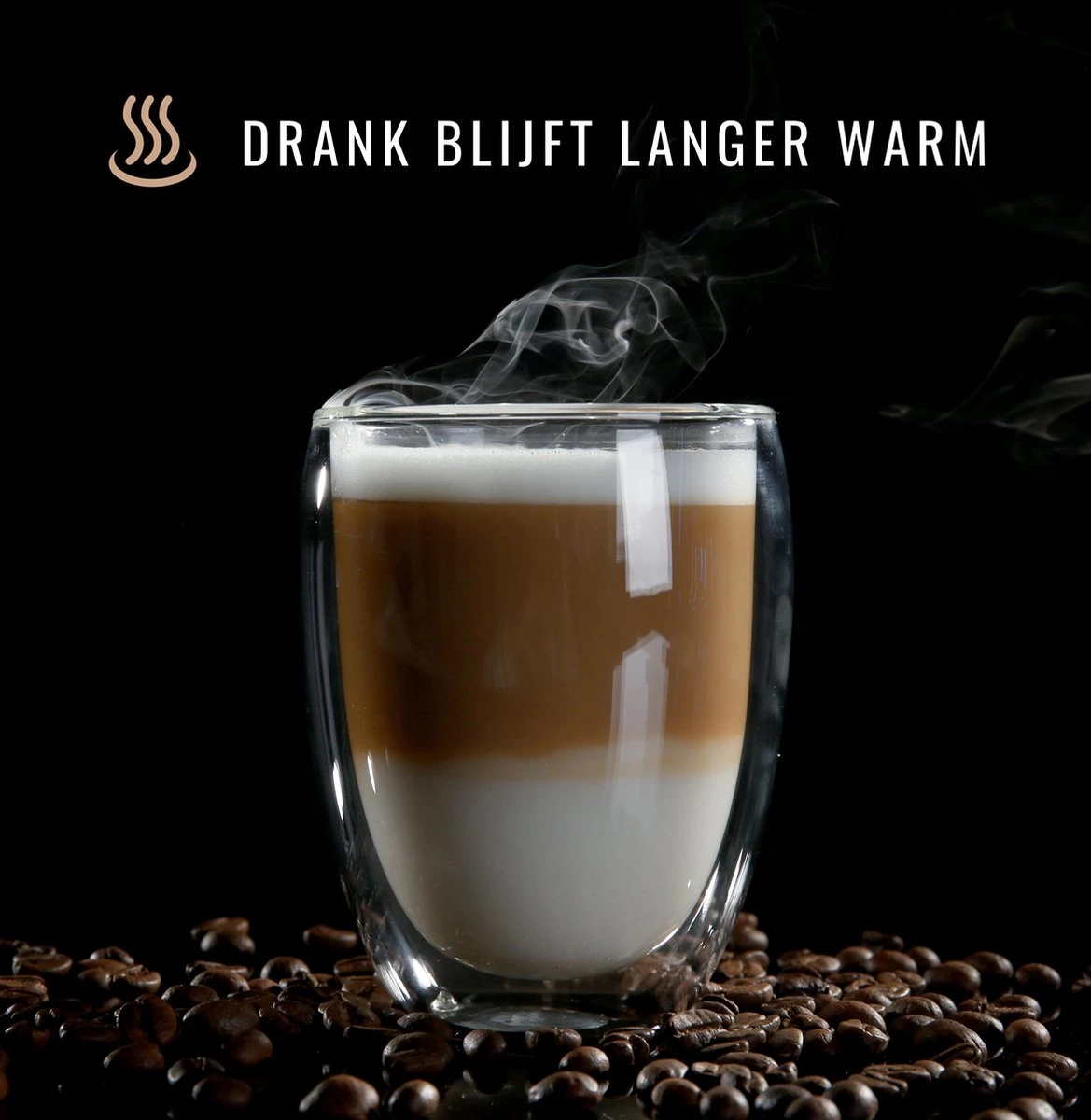 Latte Macchiato Glazen - Dubbelwandige Koffieglazen - Theeglazen - Cappuccino Glazen- 2 Stuks - 300ML 5 Latte Macchiato Glazen - Dubbelwandige Koffieglazen - Theeglazen - Cappuccino Glazen- 2 Stuks - 300ML - Afbeelding 5