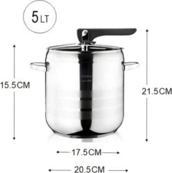 Zilan Easy - Snelkookpan - Pressure Cooker - Geschikt Voor Alle Warmtebronnen Ook Inductie - 4 Liter 10 Zilan Easy - Snelkookpan - Pressure Cooker - Geschikt Voor Alle Warmtebronnen Ook Inductie - 4 Liter -Aanbiedingen Keukengerei Winkel 1189x1200 2