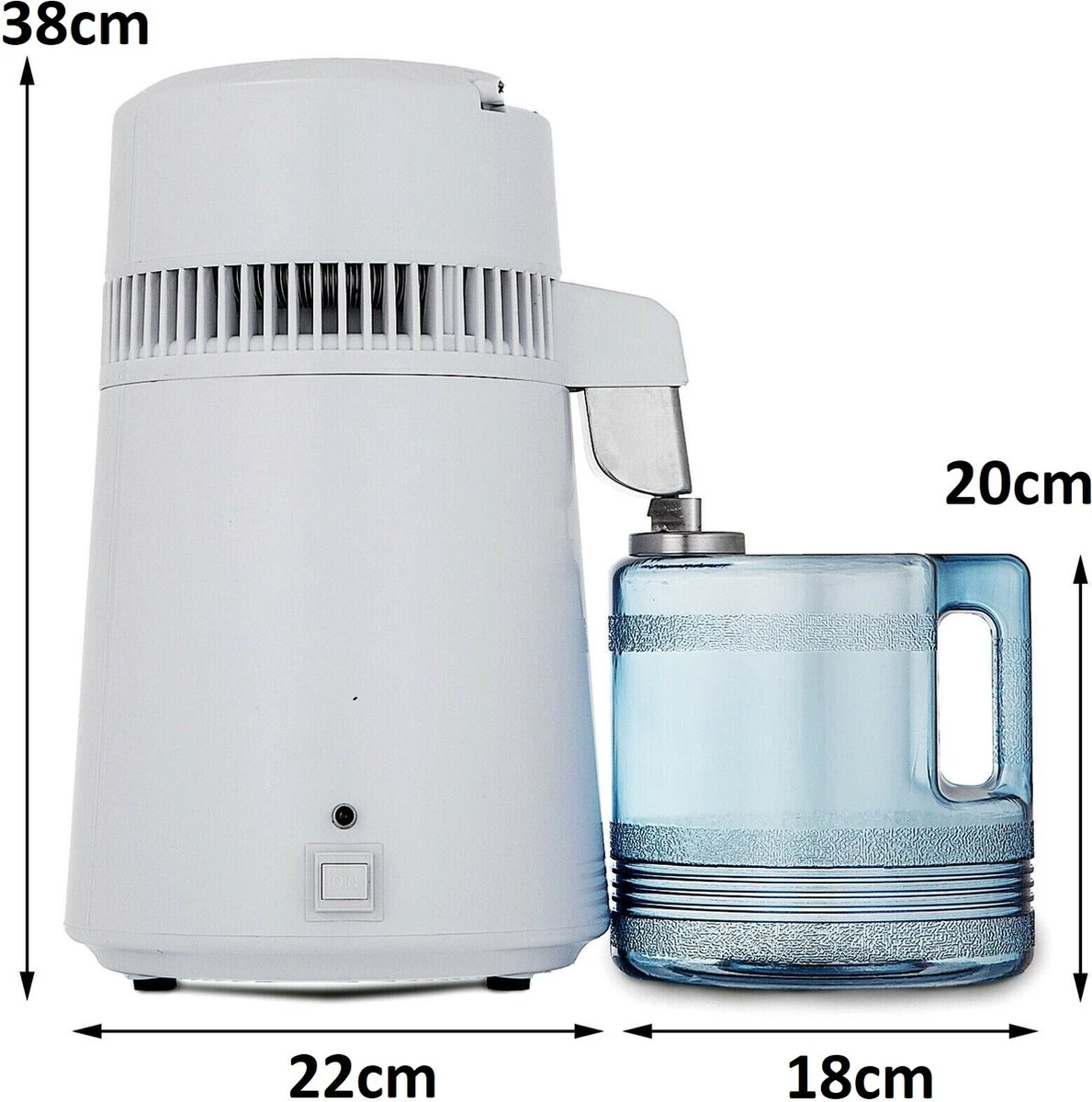 Vevor Destilleerapparaat- Destilleerketel - Water Destilleerder - 4L - Maak Zelf Gedestilleerd Water - Puur Water 5 Vevor Destilleerapparaat- Destilleerketel - Water Destilleerder - 4L - Maak Zelf Gedestilleerd Water - Puur Water - Afbeelding 5