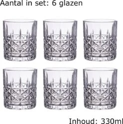 Luxe Drinkglazen - Whiskey Glazen - Cocktail Glazen - Cocktailglazen - Waterglazen - 330ML - 6 Stuks 8 Luxe Drinkglazen - Whiskey Glazen - Cocktail Glazen - Cocktailglazen - Waterglazen - 330ML - 6 Stuks -Aanbiedingen Keukengerei Winkel 1190x1200 12