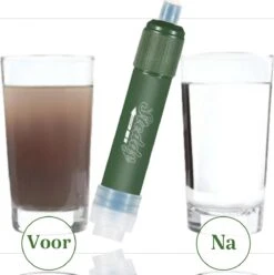 Waterfilter Survival Steddy Pro - Zuiver Gratis Drinkwater - Waterfles Waterzuivering - Waterfilter Kraan - Outdoor - FILTER 4000 LITER!