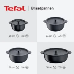 Tefal Trattoria Braadpan - Ø28 Cm - Inclusief Deksel -Aanbiedingen Keukengerei Winkel 1194x1200 1