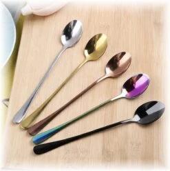 Fako Bijoux® - 6 Lange Lepels - Latte Macchiato - Longdrink - Cocktail - Dessert - IJs - Koffie - Zilver - 6 Stuks - Bewaarzakje 5 Fako Bijoux® - 6 Lange Lepels - Latte Macchiato - Longdrink - Cocktail - Dessert - IJs - Koffie - Zilver - 6 Stuks - Bewaarzakje -Aanbiedingen Keukengerei Winkel 1196x1200 1