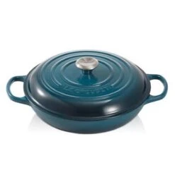 Le Creuset Braadpan Campagnard Signature Deep Teal - ø 30 Cm / 3.5 Liter -Aanbiedingen Keukengerei Winkel 1197x1200 4