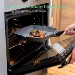 Coninx Grillpan 28CM - Steakpan - Afneembare Handgreep - PFAS-vrij - Grijs 15 Coninx Grillpan 28CM - Steakpan - Afneembare Handgreep - PFAS-vrij - Grijs -Aanbiedingen Keukengerei Winkel 1198x1200 17