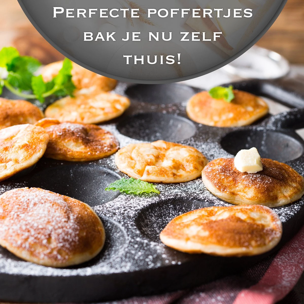 IRONO Poffertjespan Set - Incl. Doseerfles, Kwast En Vork - Poffertjespan Inductie En Electrisch - Poffertjesmaker 19 Poffertjes - Poffertjes Maken - Spuitfles - Cadeau Voor Mannen En Vrouwen 5 IRONO Poffertjespan Set - Incl. Doseerfles, Kwast En Vork - Poffertjespan Inductie En Electrisch - Poffertjesmaker 19 Poffertjes - Poffertjes Maken - Spuitfles - Cadeau Voor Mannen En Vrouwen - Afbeelding 5