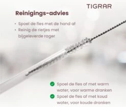 Tigrar - Waterfles Met Rietje - Drinkfles 1 Liter - Thermosfles - RVS - Rood - Incl. Extra Dop, 3 Rietjes En Reiniger -Aanbiedingen Keukengerei Winkel 1200x1022 1