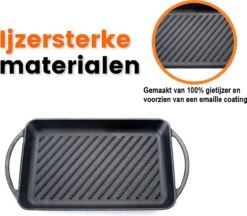 Kicinn Grillplaat - Gietijzer - Geëmailleerd - Incl. Accessoires - Ø 33 X 21.8 Cm (LxB) 9 Kicinn Grillplaat - Gietijzer - Geëmailleerd - Incl. Accessoires - Ø 33 X 21.8 Cm (LxB) -Aanbiedingen Keukengerei Winkel 1200x1050 2