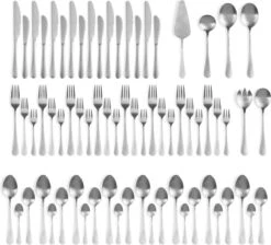 Magani - Zilveren Bestekset - Roestvrij Staal - 70-delig - Voor Acht Personen - PVD Coating -Aanbiedingen Keukengerei Winkel 1200x1090 1