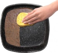 Herenthal Dubbele Grillpan - Ø 28 Cm - Koekenpan - Keramische Pan - Marmeren Coating Met Antiaanbaklaag - PFAS & PFOA Vrij - Pan - Grill - Vermindert Geur, Rook En Oliespatten - Zilver -Aanbiedingen Keukengerei Winkel 1200x1097 1