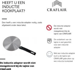 CRAFLAIR ~ Tajine ~ Ø 30 Cm ~ Geschikt Voor Inductie - Adapter ~ Handgemaakt ~ Geglazuurd Keramiek -Aanbiedingen Keukengerei Winkel 1200x1118