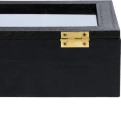 CasaLupo Theedoos Zwart 6-vaks - Met Fluweel - 24 X 16 Cm -Aanbiedingen Keukengerei Winkel 1200x1152 3