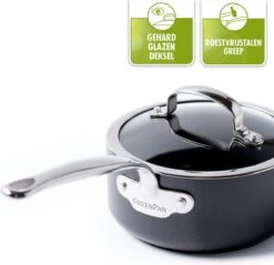 GreenPan Barcelona Infinity Pro Wokpan 28cm - Zwart - Inductie - PFAS-vrij -Aanbiedingen Keukengerei Winkel 1200x1162