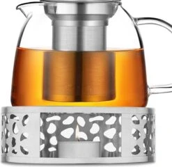 INTIRILIFE Theepot Warmer In Zilver – Roestvrijstalen Theepot Met Patroon Voor Hittebestendige Theepotten – Roestvrijstalen Theewarmer Voor Koffie, Thee En Nog Veel Meer. -Aanbiedingen Keukengerei Winkel 1200x1164 2