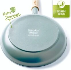 GreenPan Mayflower Hapjespan Met Deksel - Ø 24 Cm - Keramisch - Inductie -Aanbiedingen Keukengerei Winkel 1200x1171 2