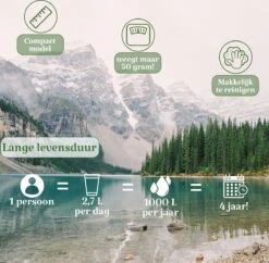 Waterfilter Survival Steddy Pro - Zuiver Gratis Drinkwater - Waterfles Waterzuivering - Waterfilter Kraan - Outdoor - FILTER 4000 LITER! 11 Waterfilter Survival Steddy Pro - Zuiver Gratis Drinkwater - Waterfles Waterzuivering - Waterfilter Kraan - Outdoor - FILTER 4000 LITER! -Aanbiedingen Keukengerei Winkel 1200x1175 5