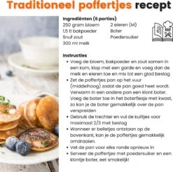 Kicinn Poffertjespan - Poffertjesmaker - Poffertjespan Inductie - Ø 24 Cm - 19 Poffertjes - Inclusief Handvaten -Aanbiedingen Keukengerei Winkel 1200x1194 2