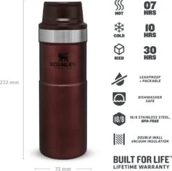 Stanley Trigger-Action Travel Mug 0.47L - Thermosfles - Wine -Aanbiedingen Keukengerei Winkel 1200x1197 16