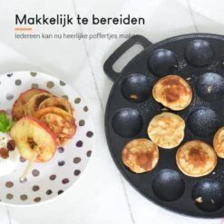 Ocina Poffertjespan Accessoires Set - Doseerfles - Poffertjes Spuitfles - 6x Poffertjes Vork - Kwast - Siliconen Kwast - Bakkwast - Gratis Poffertjes E-Book -Aanbiedingen Keukengerei Winkel 1200x1198 14