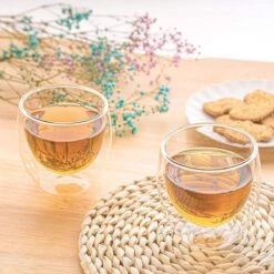 Glasrijk® Theeglazen - Dubbelwandige Glazen - 250 Ml - 6 Stuks - Koffieglazen - Theeglas - Cappuccino Glazen - Latte Macchiato Glazen -Aanbiedingen Keukengerei Winkel 1200x1200 1024