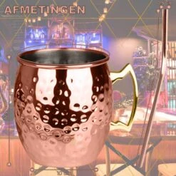 Toivo Moscow Mule Bekers Deluxe 2 Stuks - Brons - 500 Ml - Inclusief RVS Rietjes - Cocktailglas - Bekers -Aanbiedingen Keukengerei Winkel 1200x1200 1099