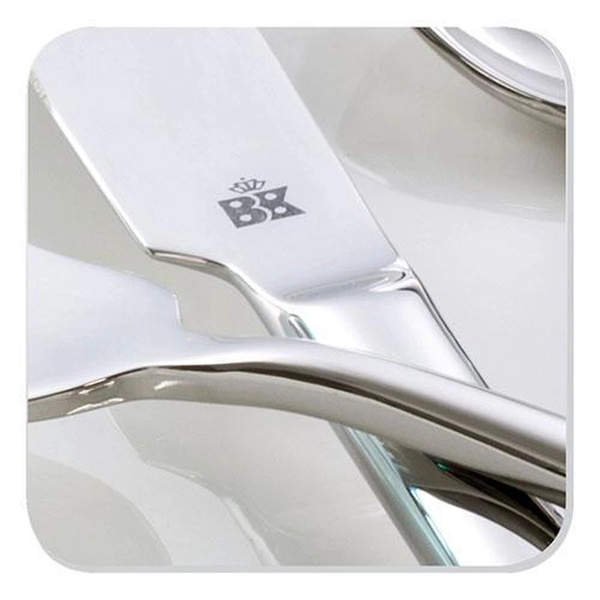 BK Waal Dessertmessen - 6 Stuks - 18/10 Edelstaal 3 BK Waal Dessertmessen - 6 Stuks - 18/10 Edelstaal - Afbeelding 3