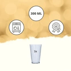 Orange85 Drinkglazen - Set Van 3 - Lichtgrijs - 30 Cl - Limonadeglazen - Vaatwasbestendig - Glaswerk -Aanbiedingen Keukengerei Winkel 1200x1200 1184