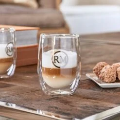 Riviera Maison Dubbelwandig Theeglas, Koffieglas Met RM Logo - Love RM Double Wall Glass - Transparant - Glas - Maat M - 250 Ml -Aanbiedingen Keukengerei Winkel 1200x1200 1262