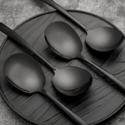 House Of Husk® Opscheplepel Set - Zwart - Serveerlepel - Groetelepel - Aardappellepel - 21cm - RVS - 4 Stuks 8 House Of Husk® Opscheplepel Set - Zwart - Serveerlepel - Groetelepel - Aardappellepel - 21cm - RVS - 4 Stuks -Aanbiedingen Keukengerei Winkel 1200x1200 127