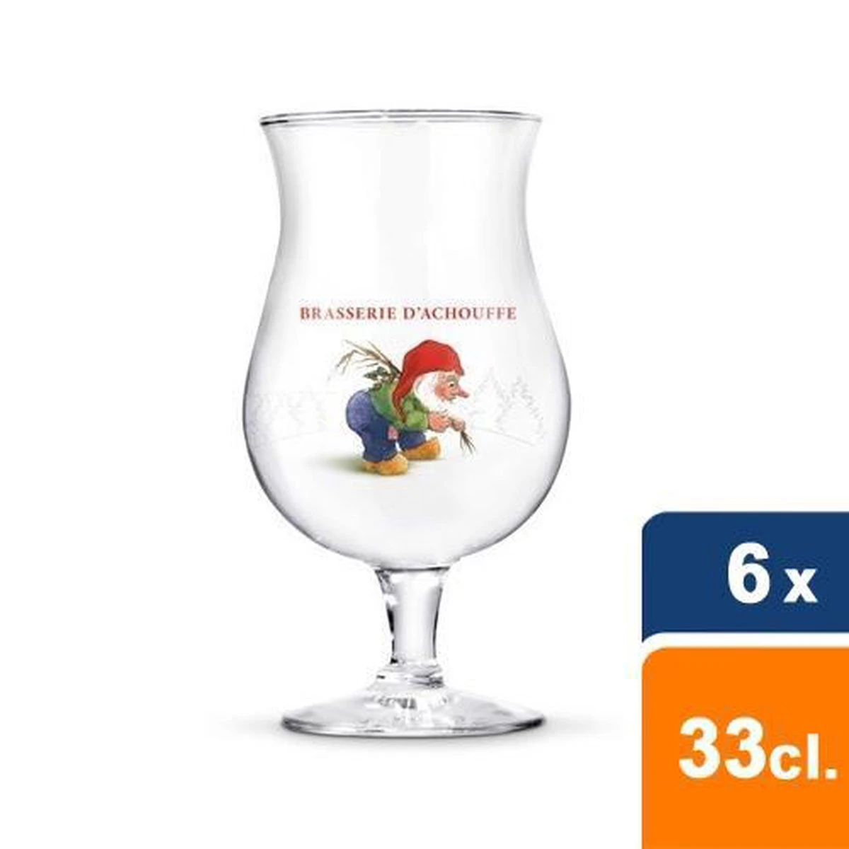 La Chouffe Bierglas - 6 Stuks 6 La Chouffe Bierglas - 6 Stuks - Afbeelding 6