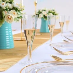 Champagneglazen - 30 Stuk(s) - 135ml - Chique - Plastic - Glazen - Transparant - Kunststof - Kerst Servies 10 Champagneglazen - 30 Stuk(s) - 135ml - Chique - Plastic - Glazen - Transparant - Kunststof - Kerst Servies -Aanbiedingen Keukengerei Winkel 1200x1200 1283