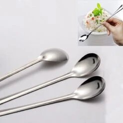 Latte Machiato Lepels – RVS Lange Yoghurt, Dessert Of Koffie Lepeltjes – KELERINO. - Set Van 12 Stuks -Aanbiedingen Keukengerei Winkel 1200x1200 136