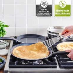 GreenPan Essentials Pannenkoekenpan 24cm - Zwart - Inductie - PFAS-vrij -Aanbiedingen Keukengerei Winkel 1200x1200 225