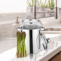 Haushalt RVS Aspergepan Met Glazen Deksel - 21 Cm - 4 Liter -Aanbiedingen Keukengerei Winkel 1200x1200 230