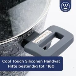 Westinghouse Kookpan/Braadpan Inductie - Ø 28 Cm - Grijs Graniet - Met Deksel - PFOA Vrij -Aanbiedingen Keukengerei Winkel 1200x1200 286