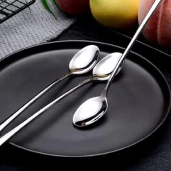 Trendfield Lange Lepels Voor Dessert, Latte Macchiato, Yoghurt Of Cocktail - Dessertlepels RVS - Zilver - 6 Stuks -Aanbiedingen Keukengerei Winkel 1200x1200 41