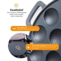 CuisiNoon® Poffertjespan Premium - Complete Poffertjesmaker Set - Inclusief Bakboek 10 CuisiNoon® Poffertjespan Premium - Complete Poffertjesmaker Set - Inclusief Bakboek -Aanbiedingen Keukengerei Winkel 1200x1200 417