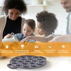 CuisiNoon® Poffertjespan Premium - Complete Poffertjesmaker Set - Inclusief Bakboek 11 CuisiNoon® Poffertjespan Premium - Complete Poffertjesmaker Set - Inclusief Bakboek -Aanbiedingen Keukengerei Winkel 1200x1200 418