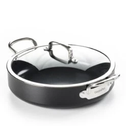 GreenPan Barcelona Infinity Pro Hapjespan Met Deksel 30cm - Zwart - Inductie - PFAS-vrij -Aanbiedingen Keukengerei Winkel 1200x1200 524