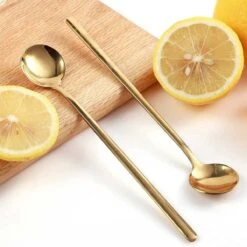 House Of Husk® Lange Theelepels Set - Latte Macchiato Lepels - Koffielepels - Theelepeltjes - RVS - 17cm - 6 Stuks - Goud -Aanbiedingen Keukengerei Winkel 1200x1200 53