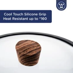 Westinghouse Hapjespan Inductie - Ø 28 Cm - Zwart Marmer Wood - Speciale Editie - Met Deksel - Geschikt Voor Alle Warmtebronnen -Aanbiedingen Keukengerei Winkel 1200x1200 536